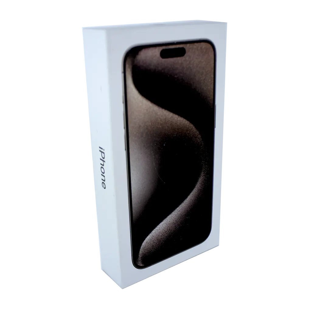 Apple iPhone 15 Pro Max Box with accessories