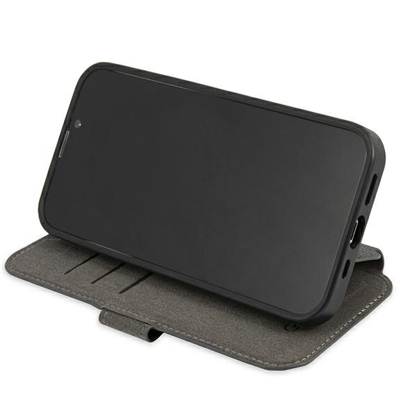 4G Stripe Book Case Grau  iPhone 13 mini