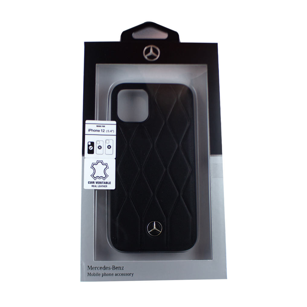 Wave Line Hard Case Schwarz iPhone 12 mini (5.4)