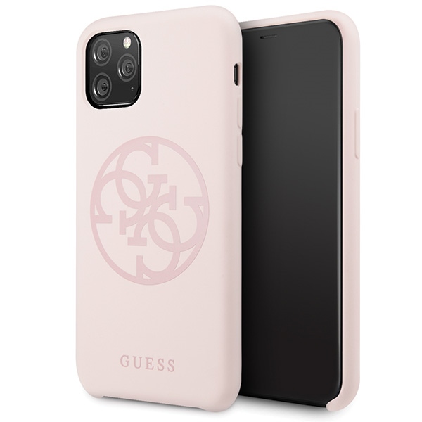 Giess 4G Silikon Hülle Cover iPhone 11 Pro Pink