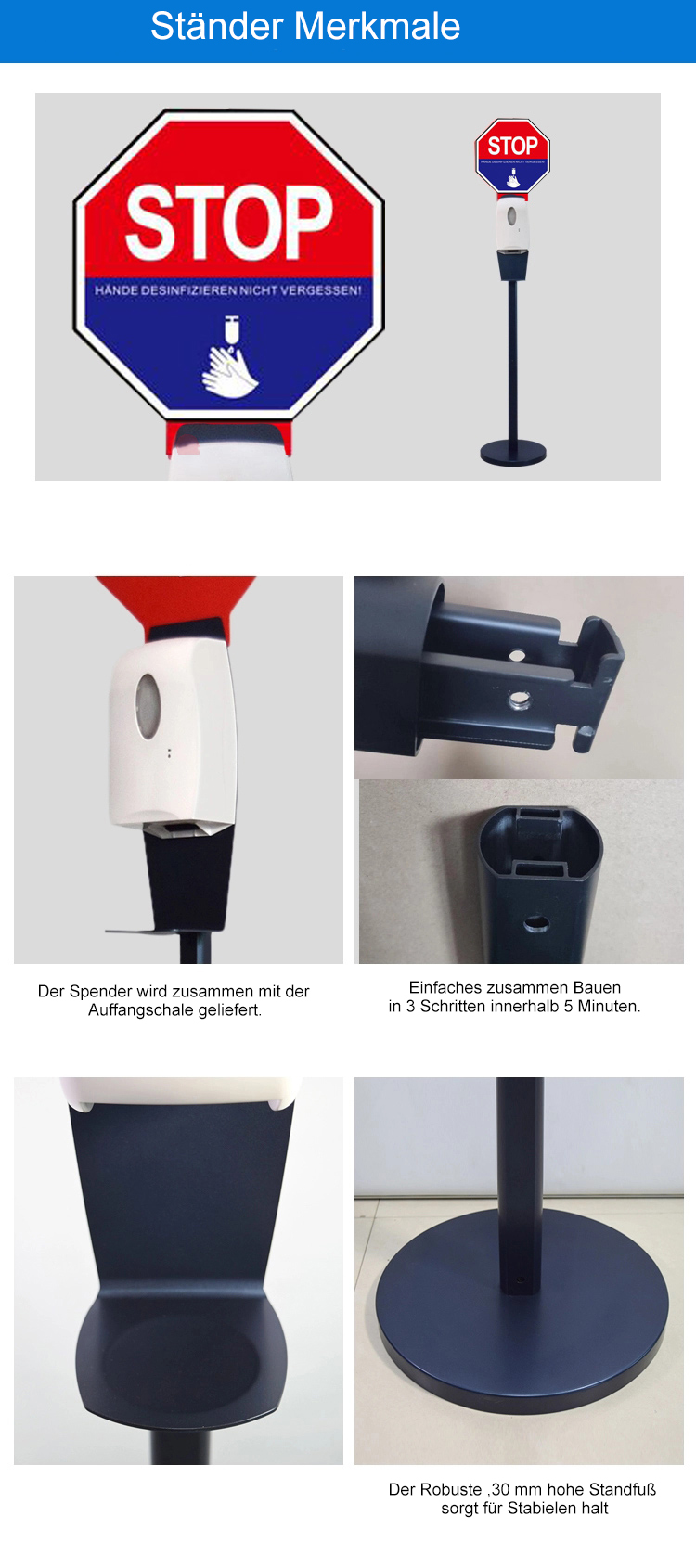 Premium Desinfektionssäule