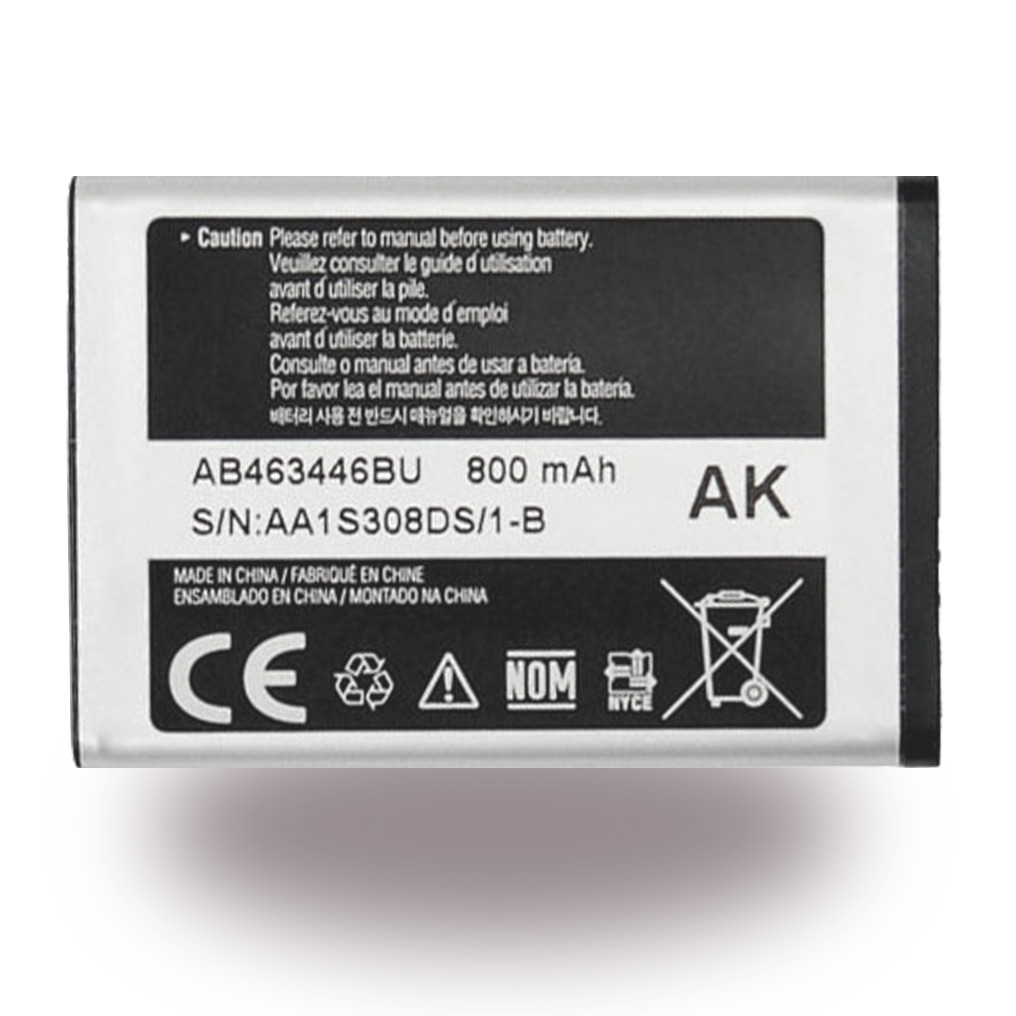 AB463446BA/BU Akku Li-Ion 800mAh Samsung D730, D720, D520, E380, E500, E900