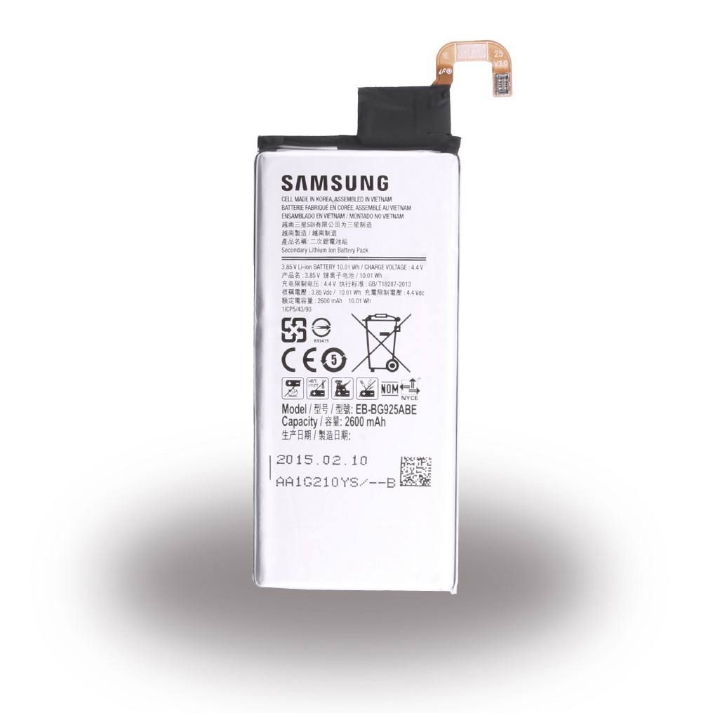 EB-BG925ABE Akku 2600mAh G925F Galaxy S6 Edge