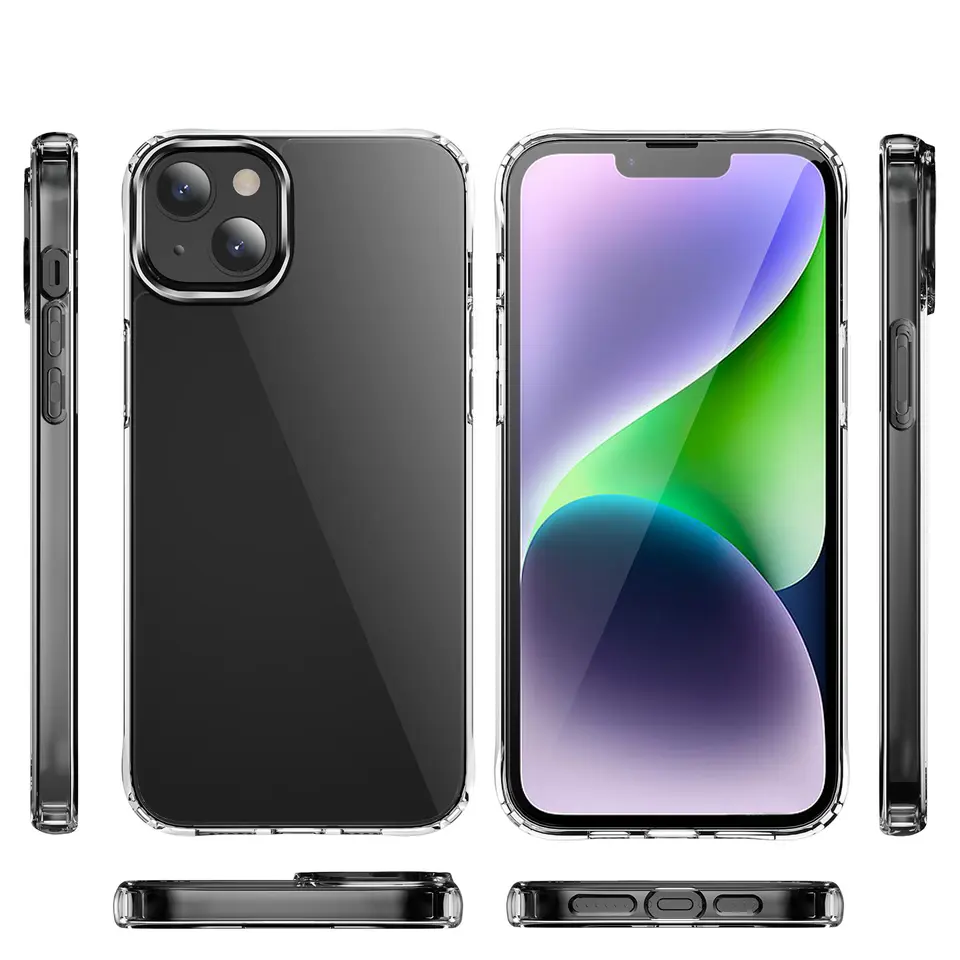 TPU Ultra Slim 2mm Hülle Transparent iPhone 15 Pro Max