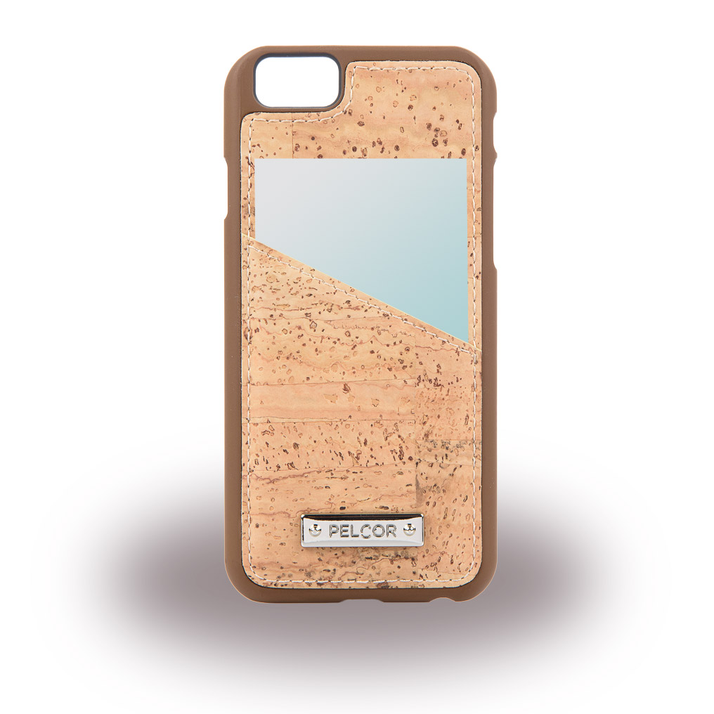 Pelcor Kork Hülle Cover  iPhone 7+, 8+ Braun