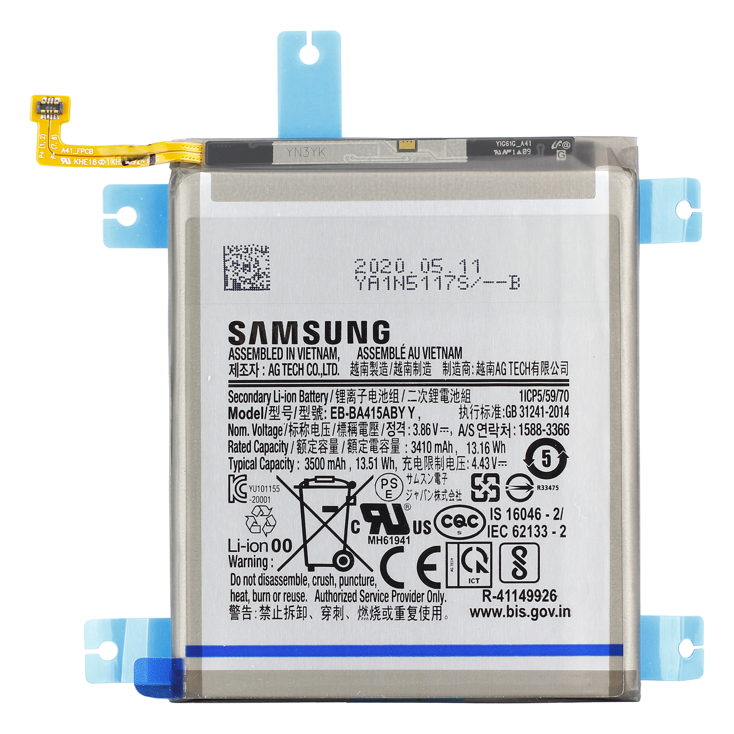 Samsung EB-BA415ABY  Original Akku - 3500mAh