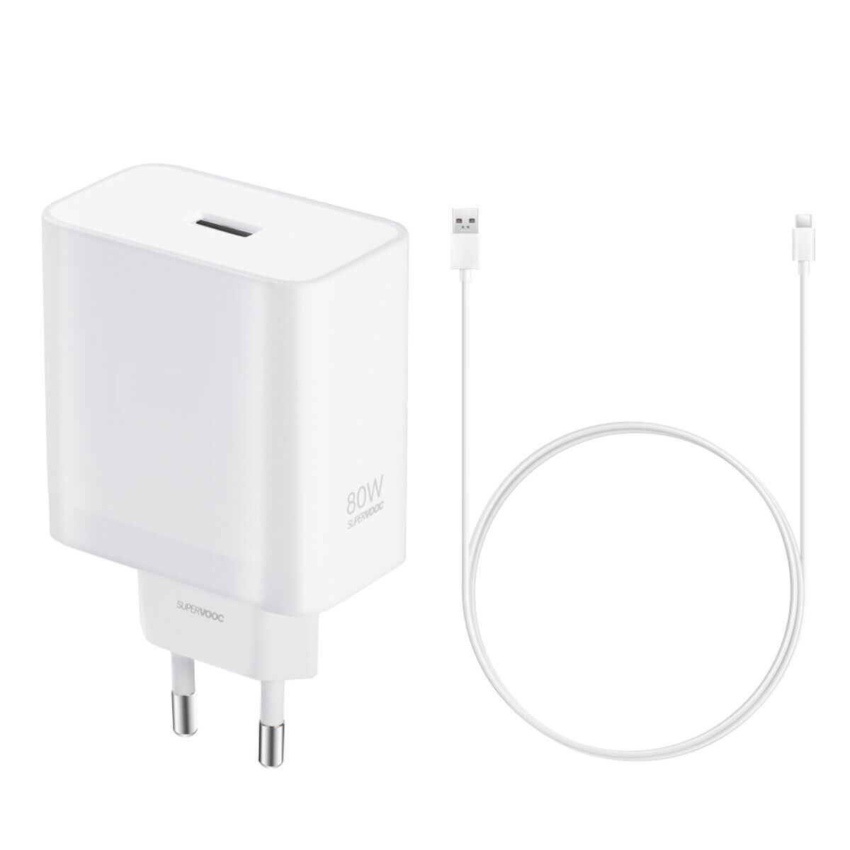 SuperVooc Schnellladegerät 80W + Kabel