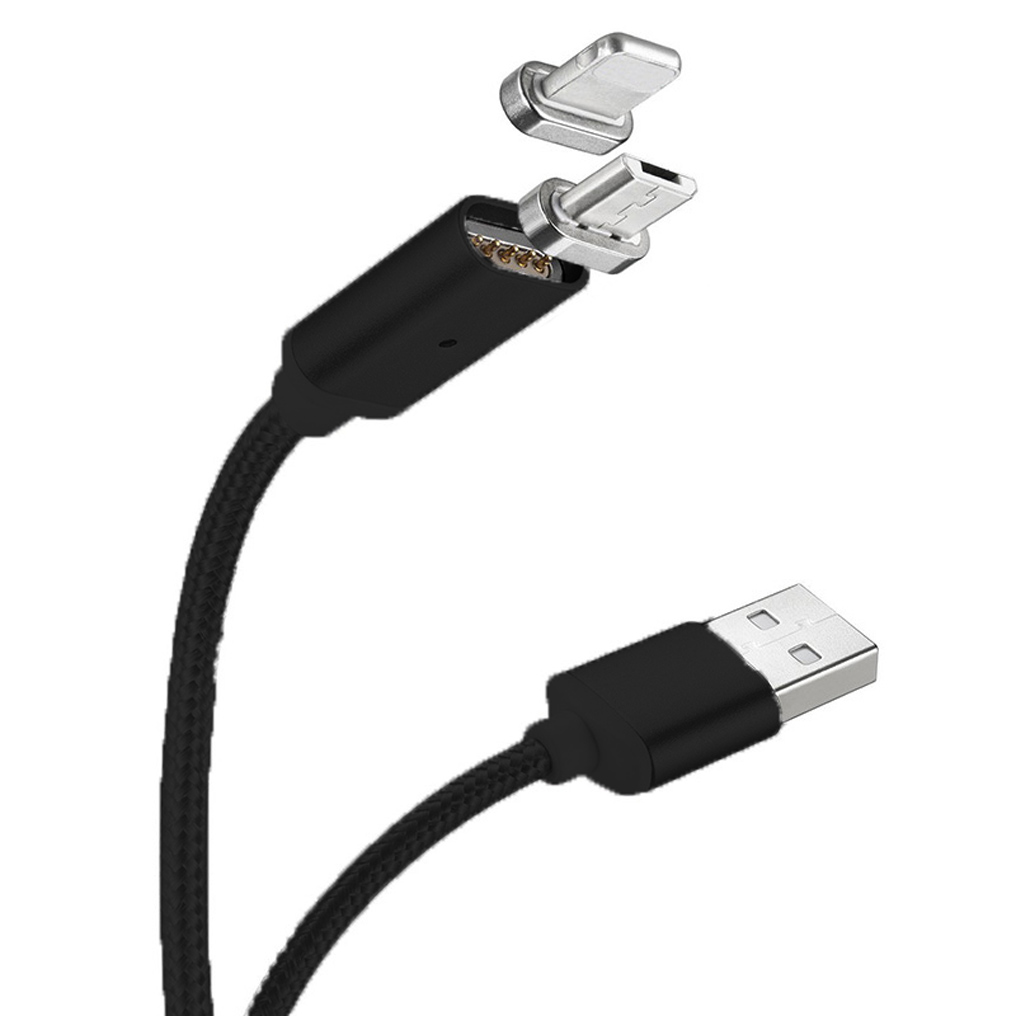 Cyoo magnetic Micro/Lightning charge cable 1m
