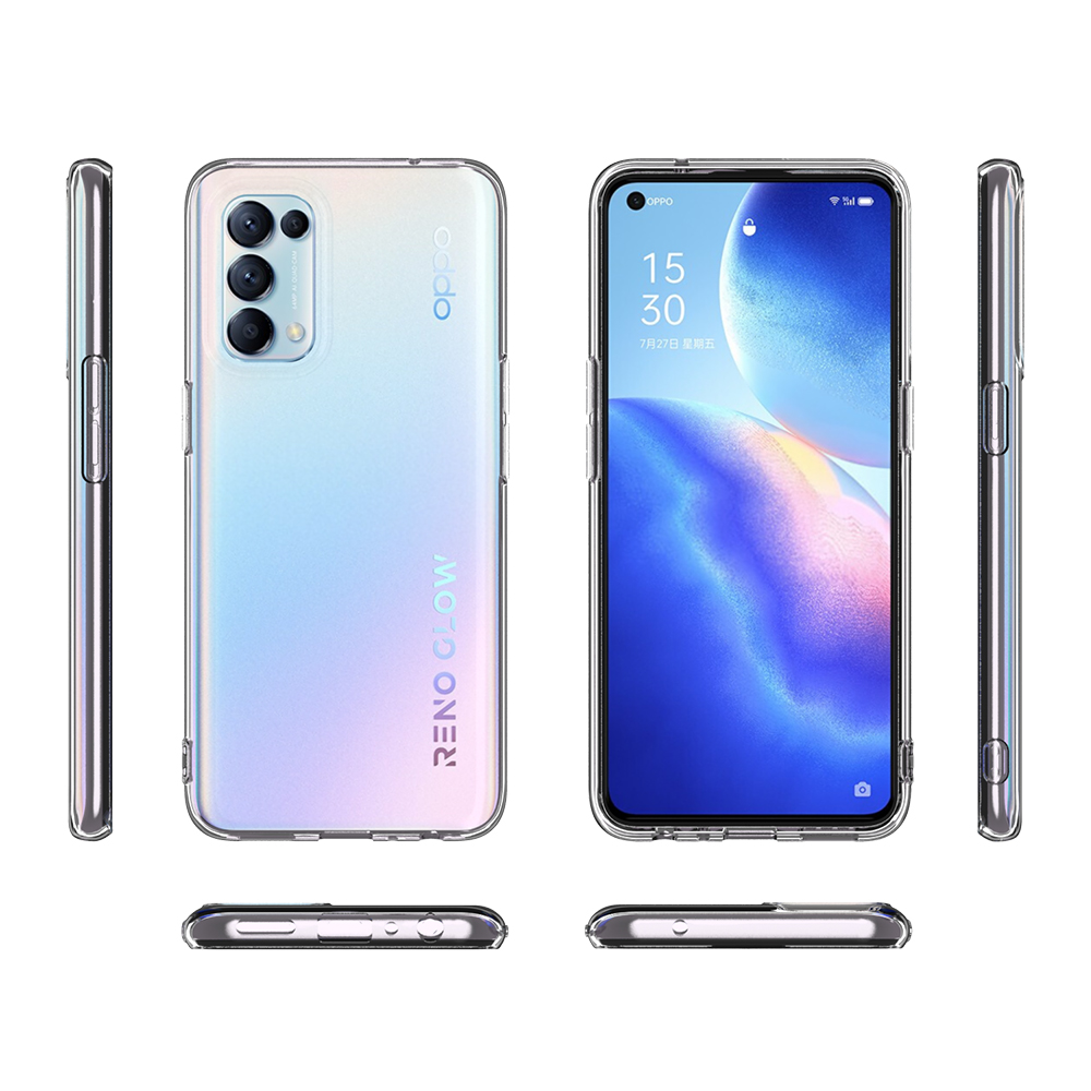 Original Silicon Case Transparent  Reno4 Pro