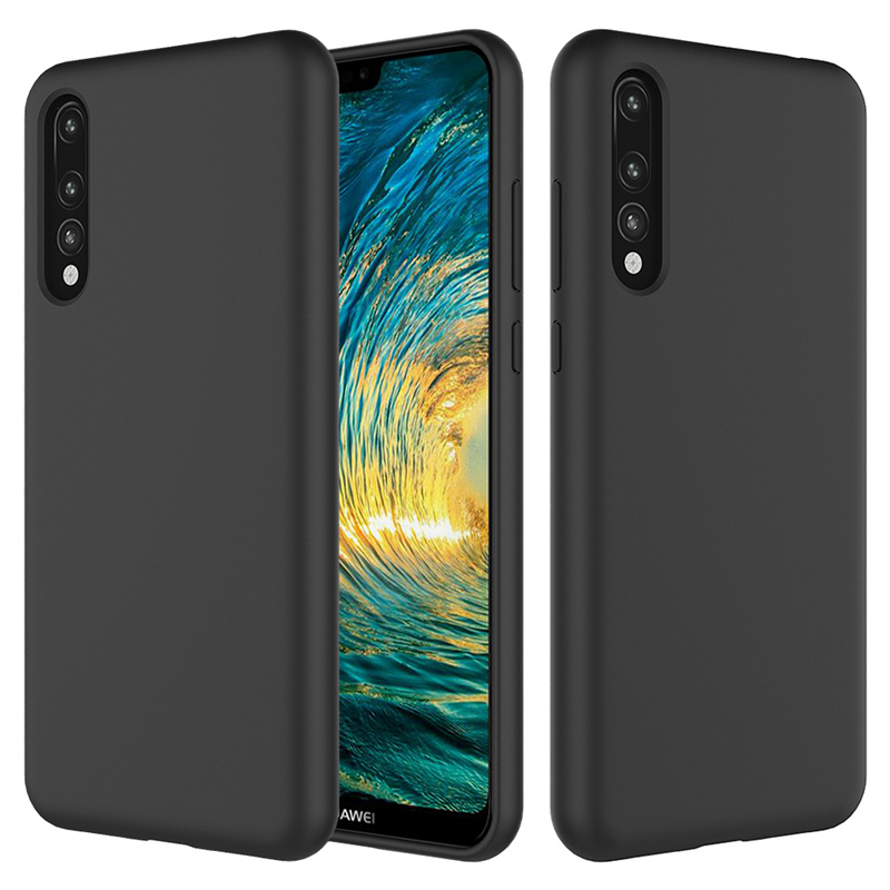 Cyoo Liquid silicon Case Cover P20 Pro black