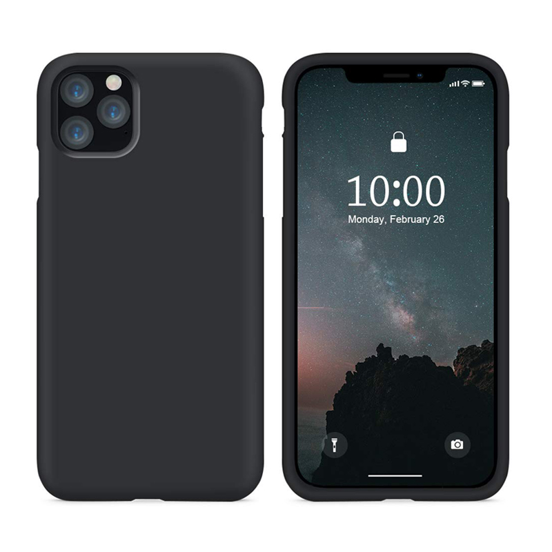 Cyoo Liquid silicon Case iPhone 12 mini black
