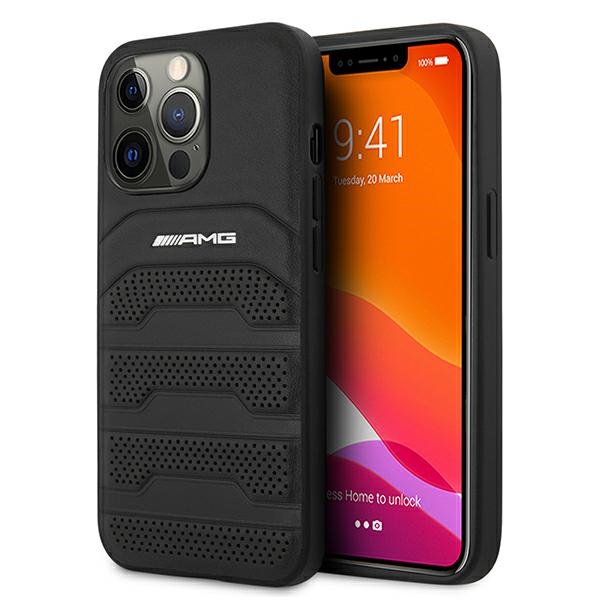 Debossed Lines Leder Hard Case iPhone 13 mini