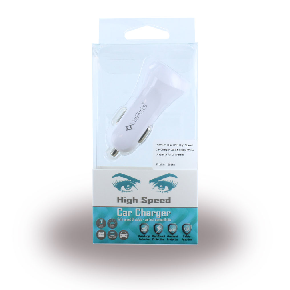 Kfz charger with 2 USB