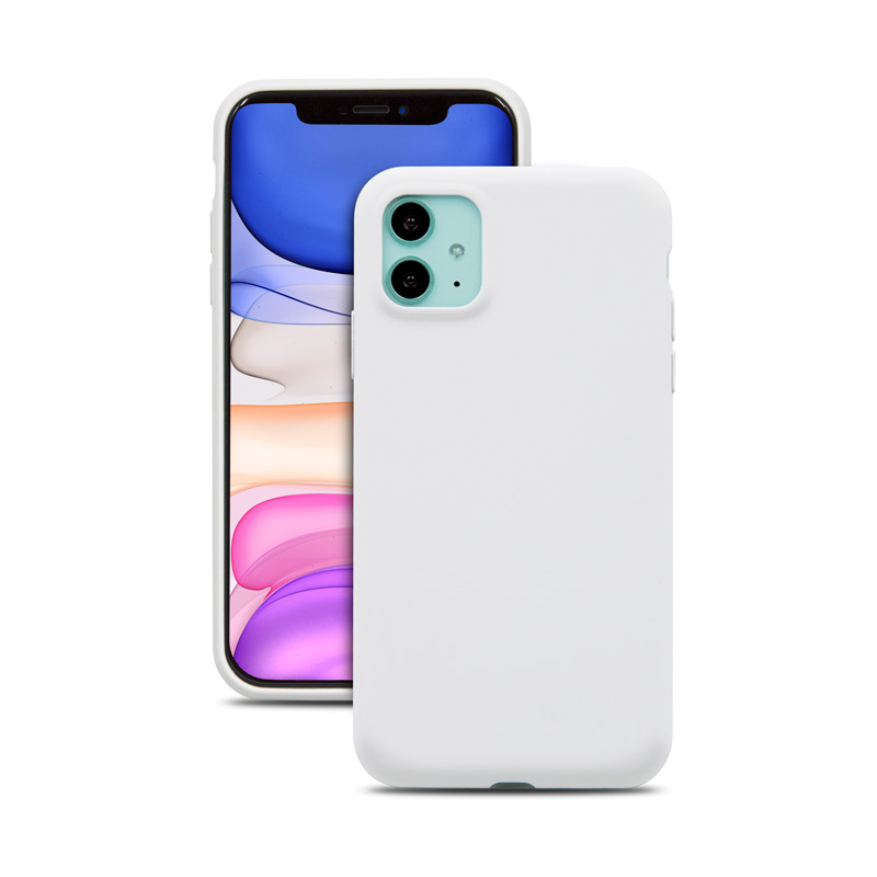 Cyoo liquid silicon Case iP 12 Pro Max white