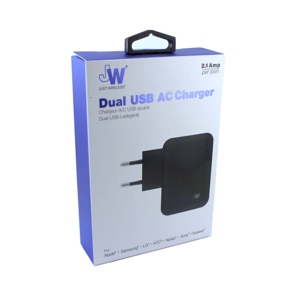 Original Dual USB  Ladeadapter JW JUST
