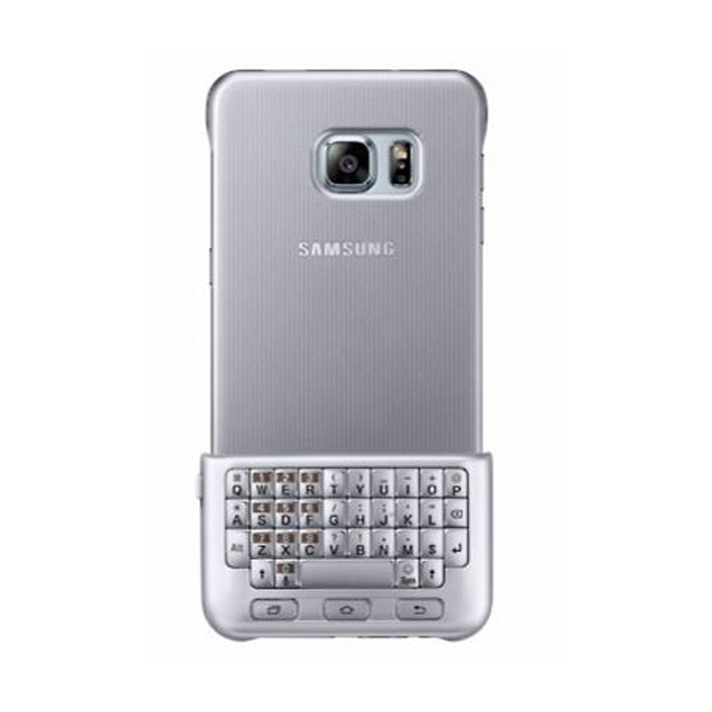 Samsung Tastatur Hülle Galaxy S6 Edge+ Silber