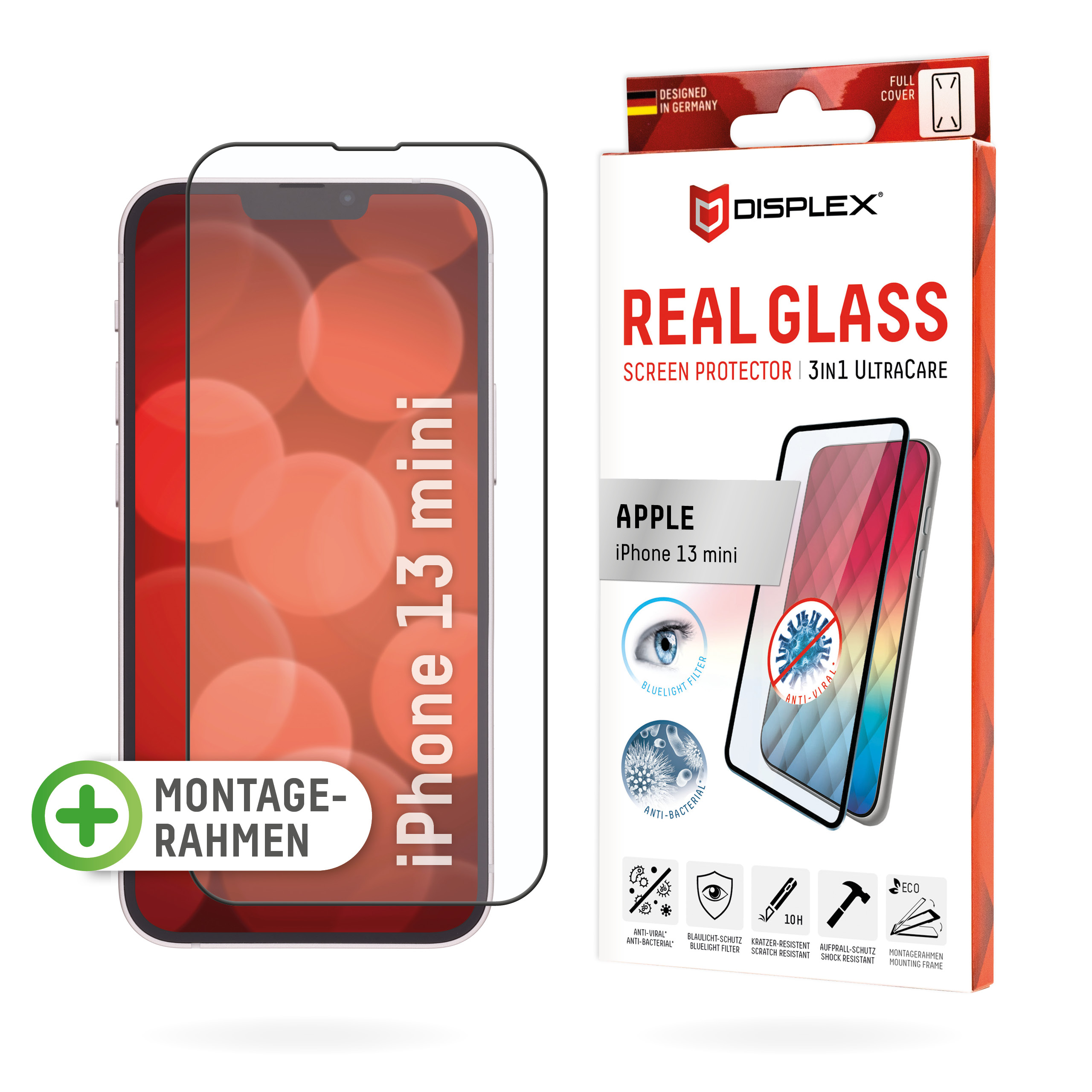 3in1 UltraCare Glass FC iPhone 13 Pro Max