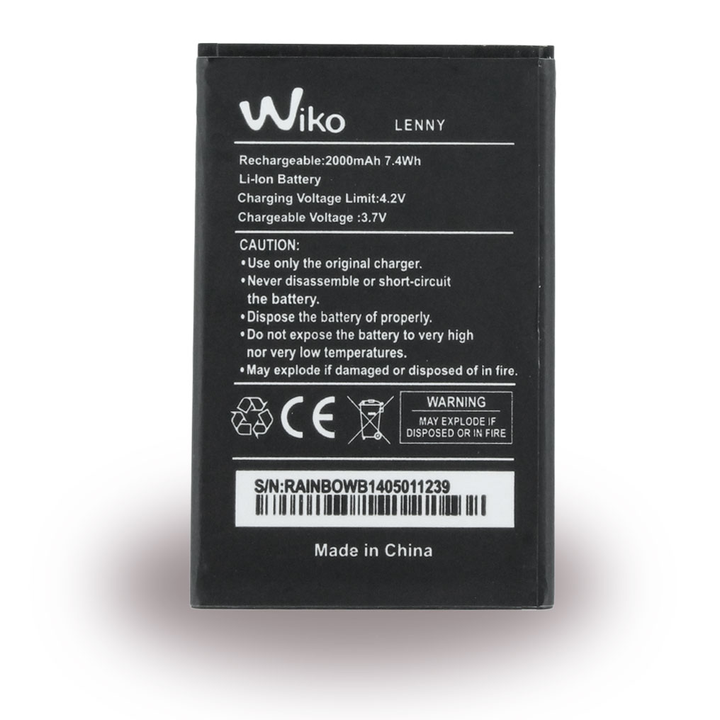 Akku / Battery 3,7V 2000 mAh Wiko für Lenny