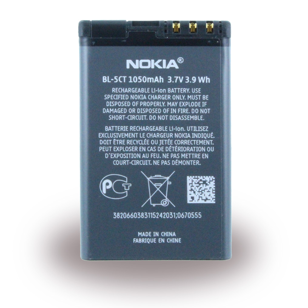 BL-5CT Akku / battery 1050mAh Nokia 5220