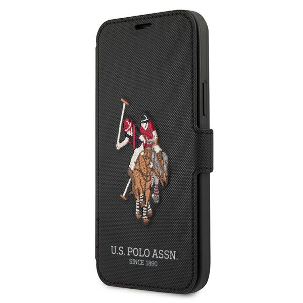 US Polo Embroidery Wallet iPhone 12 Pro Max black