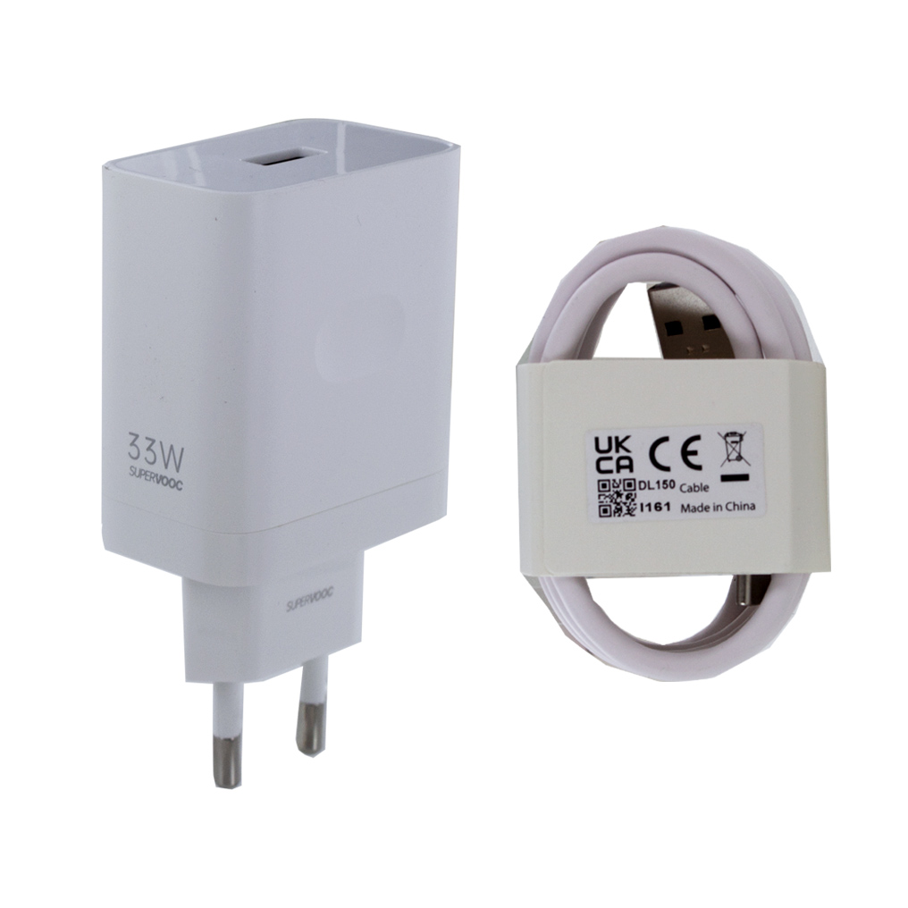 Oppo VCB3H Supervooc charger 33W + usb-c cable