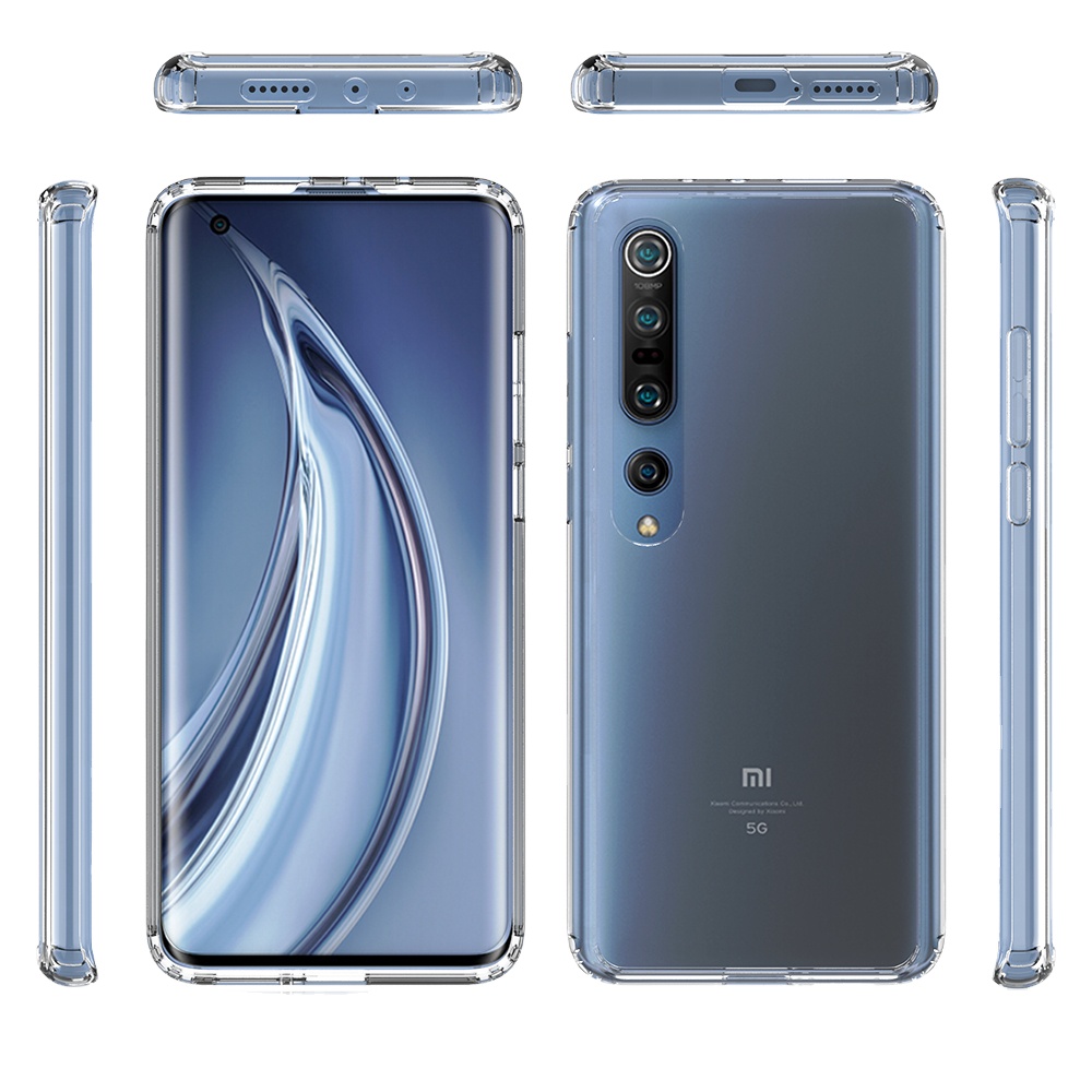 Xiaomi Original Silikon Hülle Mi 10 Transparent 
