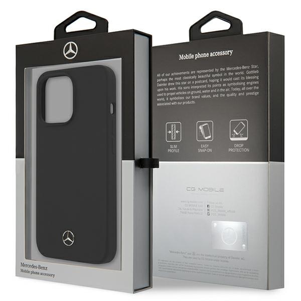 Silicone Line Hard Case Schwarz iPhone 13 mini