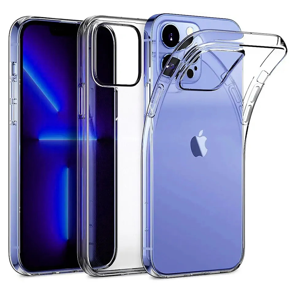 TPU Ultra Slim 2mm Hülle Transparent iPhone 15 Plus