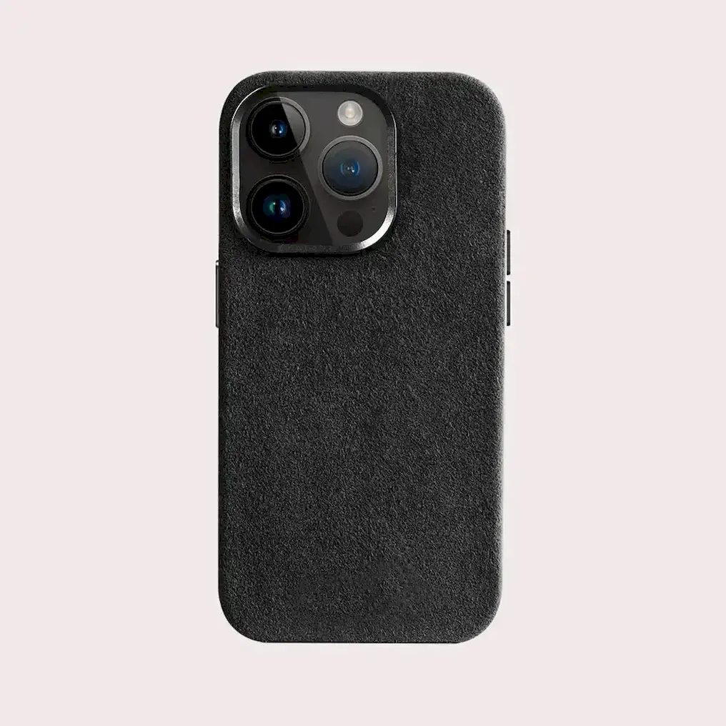 Alcantara Hard Case Schwarz  15 Pro Max