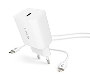 Epico charger 20W + lightning cable